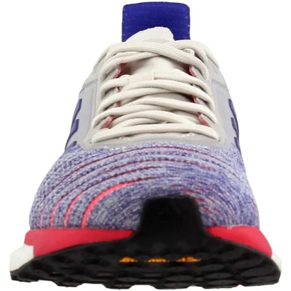 Adidas Womens Solar Glide Running Shoes Raw‎ White/Active Blue/Shock Red Size 11